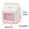 Mini Creative Milk Box Digital Alarm Clock LED Digital Display Time/date for Bedroom Cute Digital Desktop Clock Home Decoration