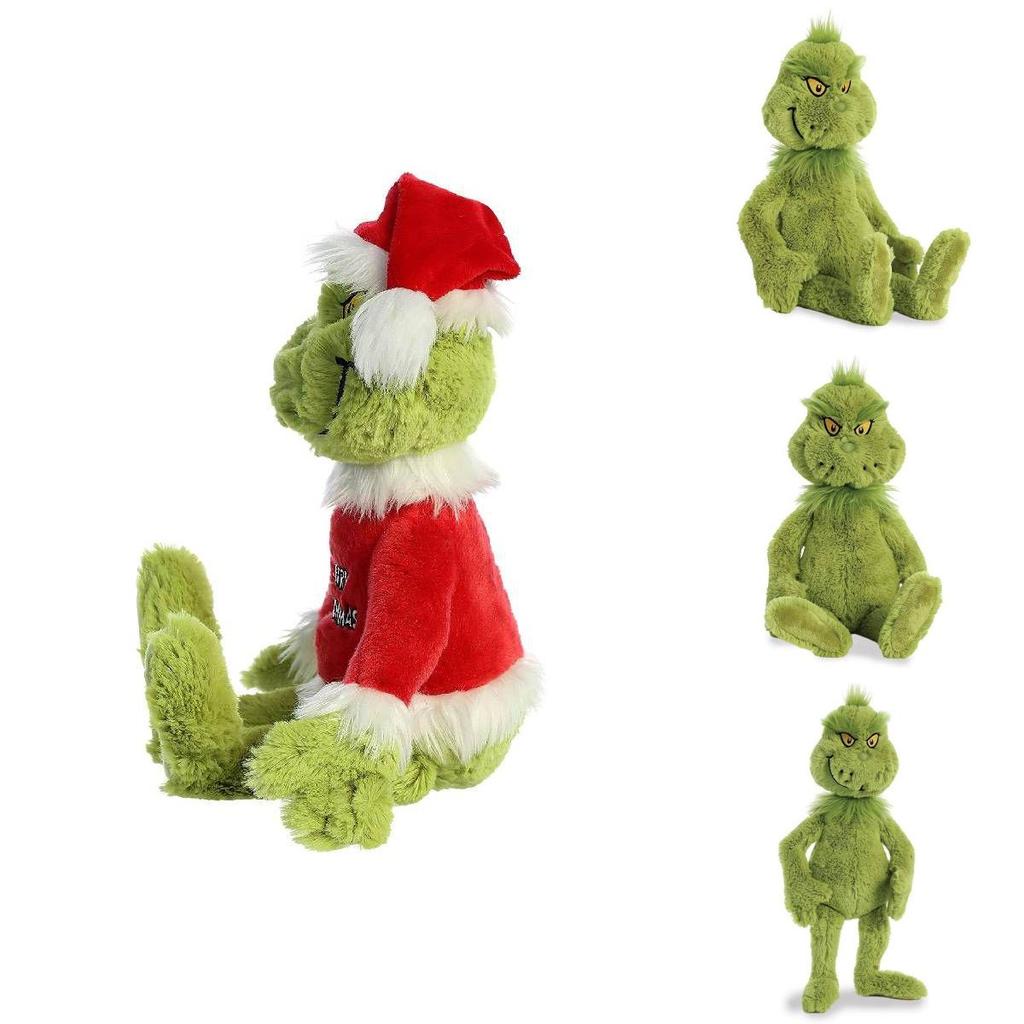 Grinch Vianočný Kuchár Oblečenie Plyšové Hračky Vypchaté Bábiky Darček pre Deti Mäkké Prítulné