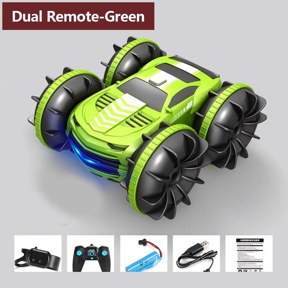 2024 New 2 In 1 Rc Car Toy Water Tank 2.4G Remote Control Waterproof Stunt Car 4wd Vehicle Amphibious Auto Toys for Kids Boy Girl Gifts