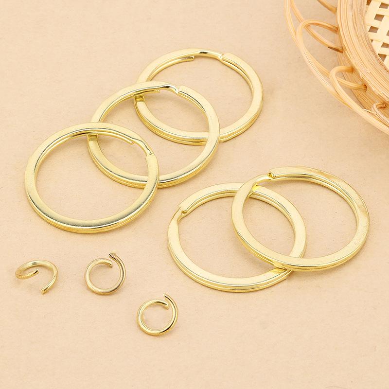 Copper Gourd Keyring Accessories with Alloy Buckle Parts