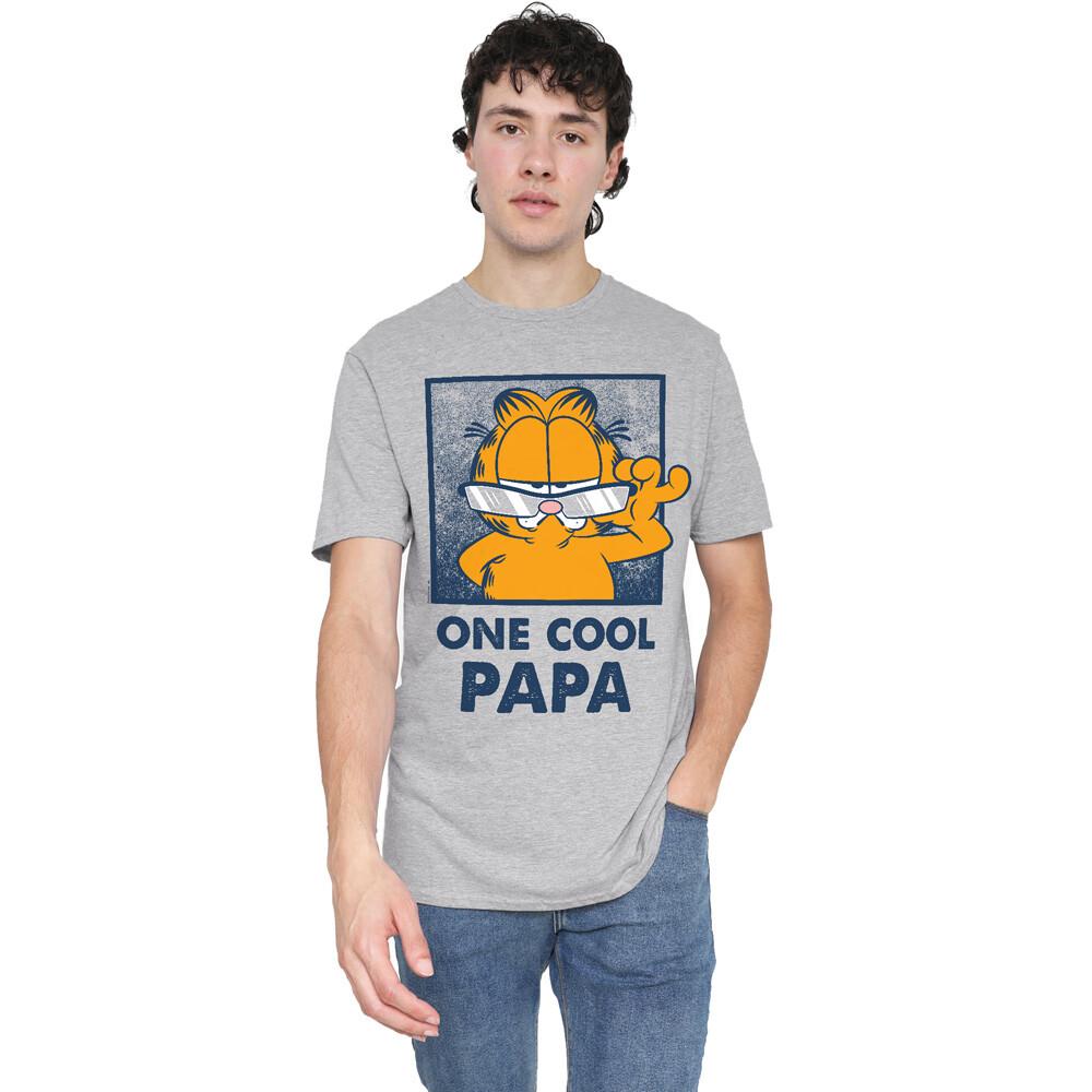 Garfield Father S Day One Cool Papa T-Shirt S-5XL Athletic Heather XXL
