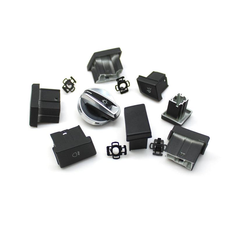 Interior Car Headlight Switch Rotary Knob Light Control Cover Panel Front Rear Foglight Button For BMW G30 G31 G38 F90 G32