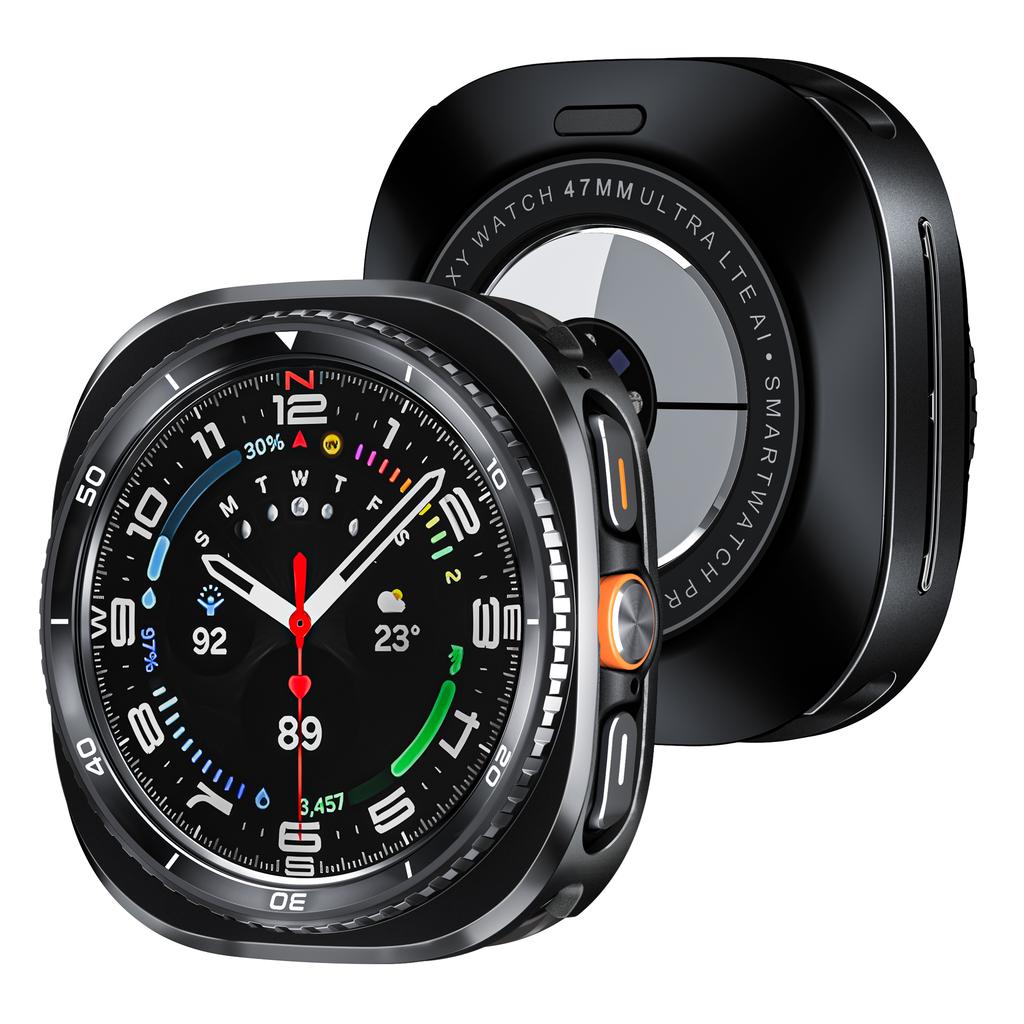 Alloy Metal Case for Samsung Galaxy Watch Ultra2 2025 Accessories Protective Bumper Shell Cover for Galaxy Ultra Watch 2024 47mm