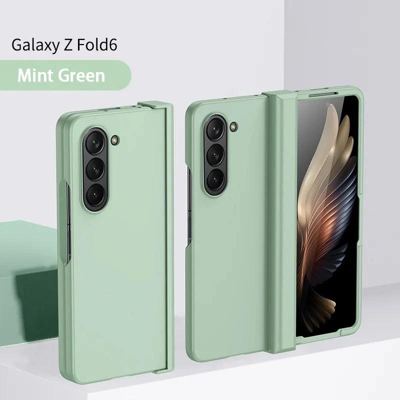 Shockproof Hard Shell Hinge Protection Phone Case for Samsung Z Fold 6 5 4 3 Fold6 Fold5 Fold4 Holder Full Protective Back Cover