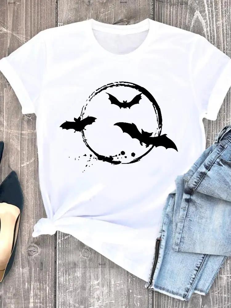 Witch Style Cute 90s Fall Autumn Style Halloween Thanksgiving Tees Ladies Clothing Clothes T Women Graphic Print Tshirts