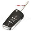 LIXIANG  Modified Flip Remote Key Fob 2/3Button  for 307 3008 308 For CITROEN C1 C2 C3 C4 C5  Peugeot Citroen 0523 Models