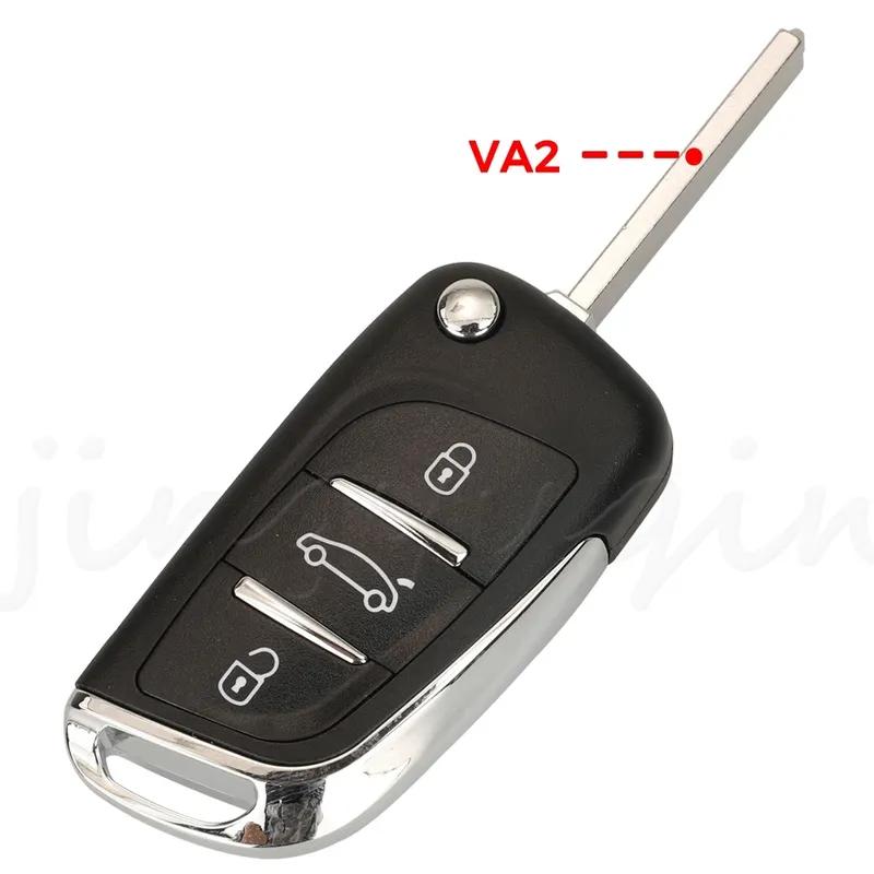 LIXIANG Modified Flip Remote Key Fob 2/3Button for 307 3008 308 For CITROEN C1 C2 C3 C4 C5 Peugeot Citroen 0523 Models