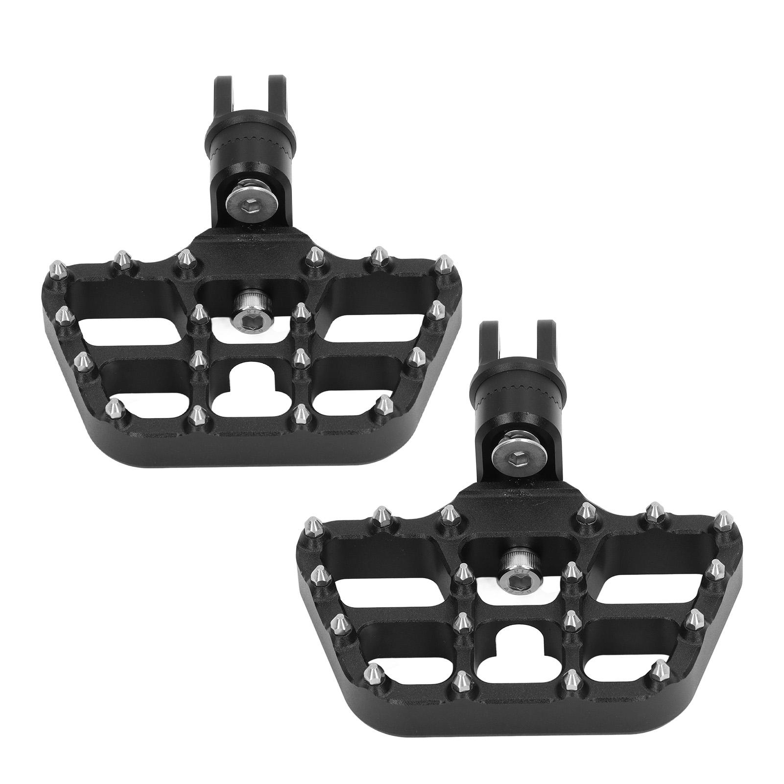 

Motorcycle Front Foot Pegs Adjustable Anodized Surface Replacement for F900R 2020‑2022 Silver срібний