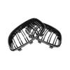 For BMW E81 E87 E82 E88 128I 130I 135I 08-11 Carbon Fiber Racing Grill Car Front Grilles Bumper Hood Kidney Grille ABS Grills