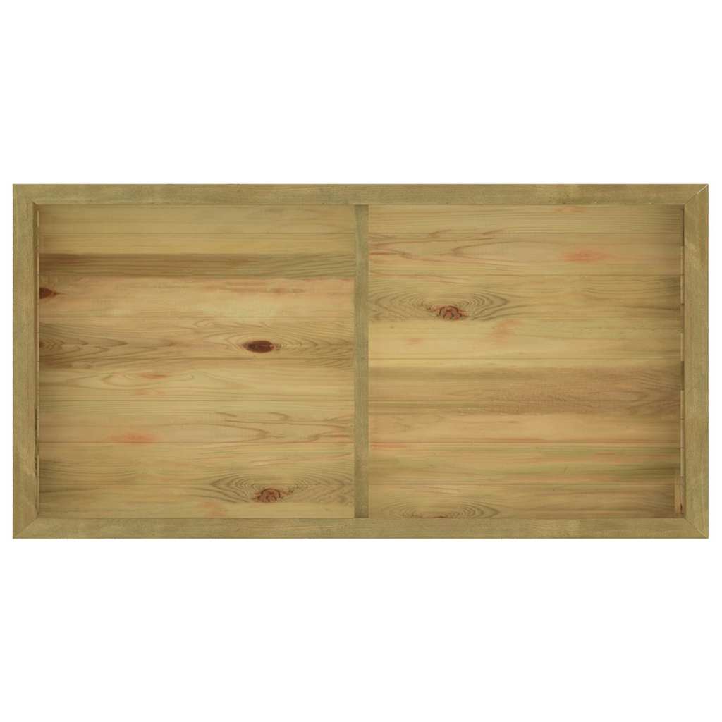 Raised Garden Bed 196 X 100 X 50 Cm Pressure Treated Pine Wood