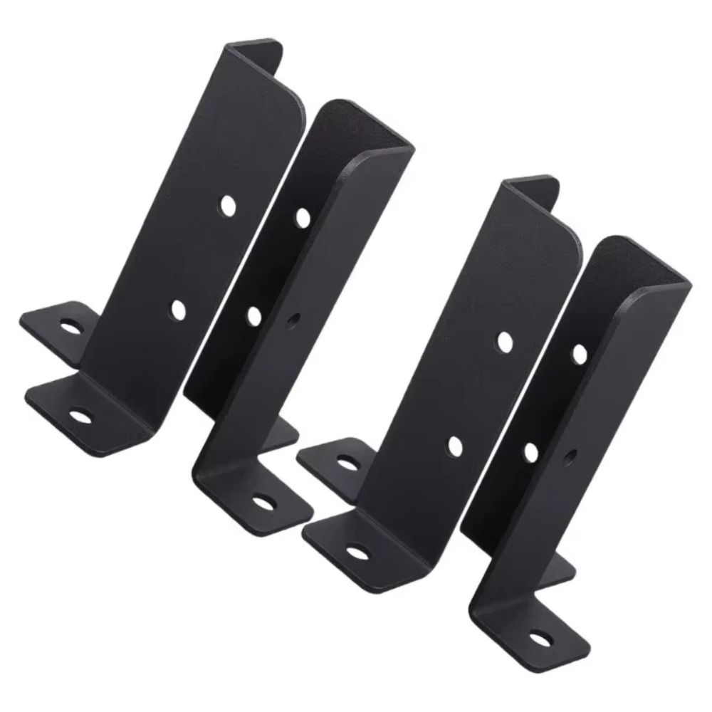 4pcs Adjustable Post Base Brackets Heavy Duty Pergola Post Base Brackets  Terrace Support