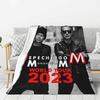 Custom Sofa Fleece Depeche Cool Mode Heavy Metal Rock Band Throw Blanket Warm Flannel Blankets for Bedroom Home Sofa Quilt