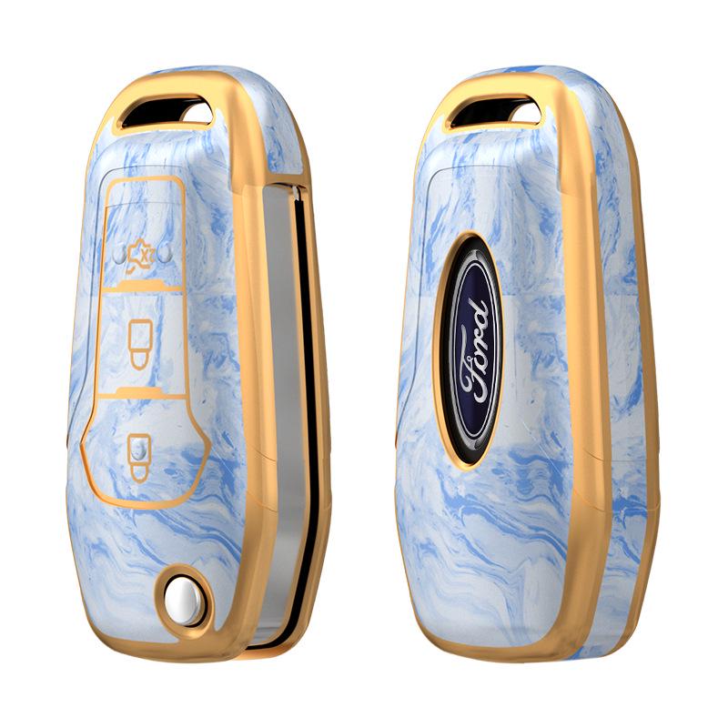 

Guochao TPU Чехол для ключа для Ford: Подходит для Focus, Escort, Mondeo, Edge и Ecosport