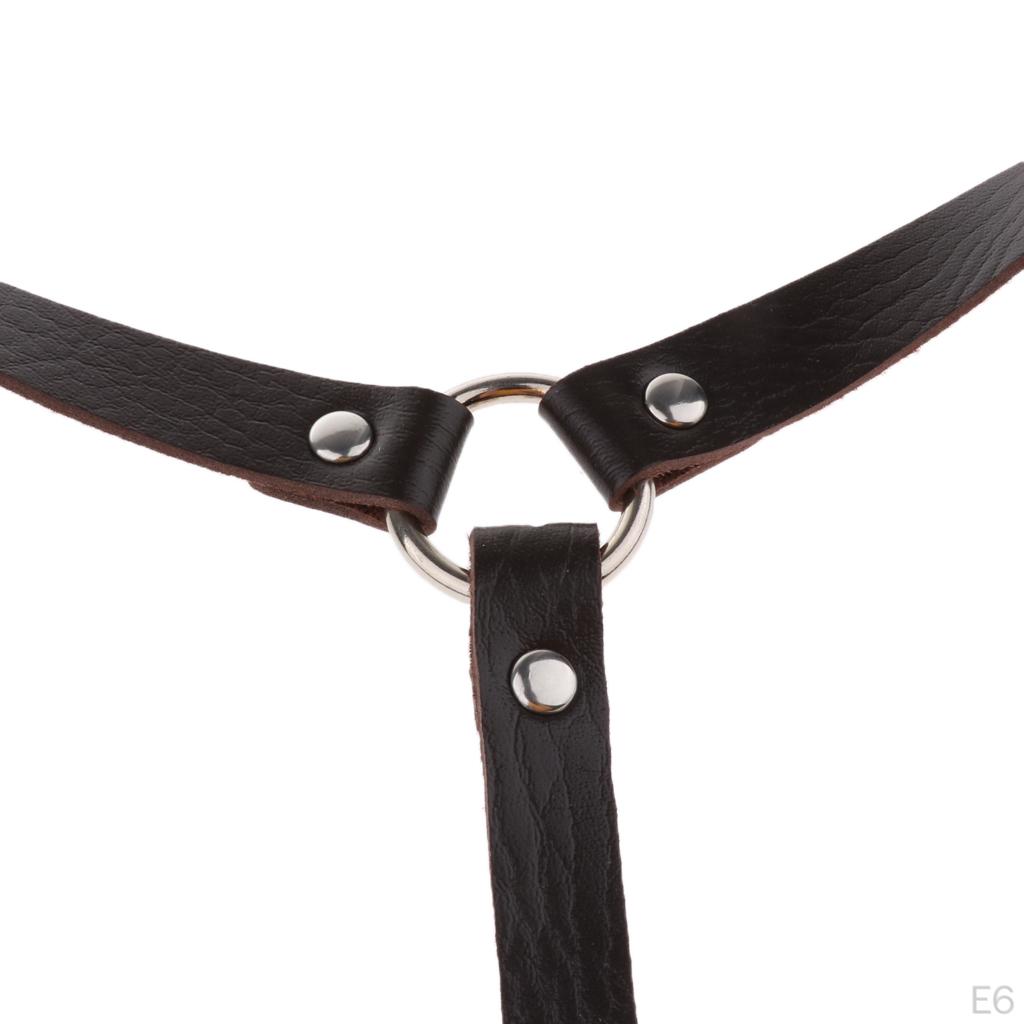 Leather Body Harness Adjustable Cosplay Club Waist Strap Costume Belt