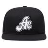 AC Letter Side Pattern Embroidery Snapback Cap Men's Hip Hop Baseball Hat Versatile Trendy Unisex Sunshade Cowboy Hat