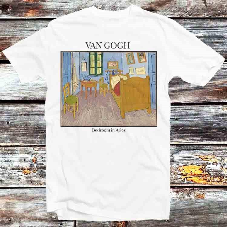 Van Gogh Bedroom In Arles Art Drawing T Shirt B1333