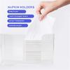 A95I-Countertop Paper Towel Dispenser,Clear Guest Towel Napkin Holder, Suitable For Z-Fold, C-Fold Or Multi-Fold Paper Towels