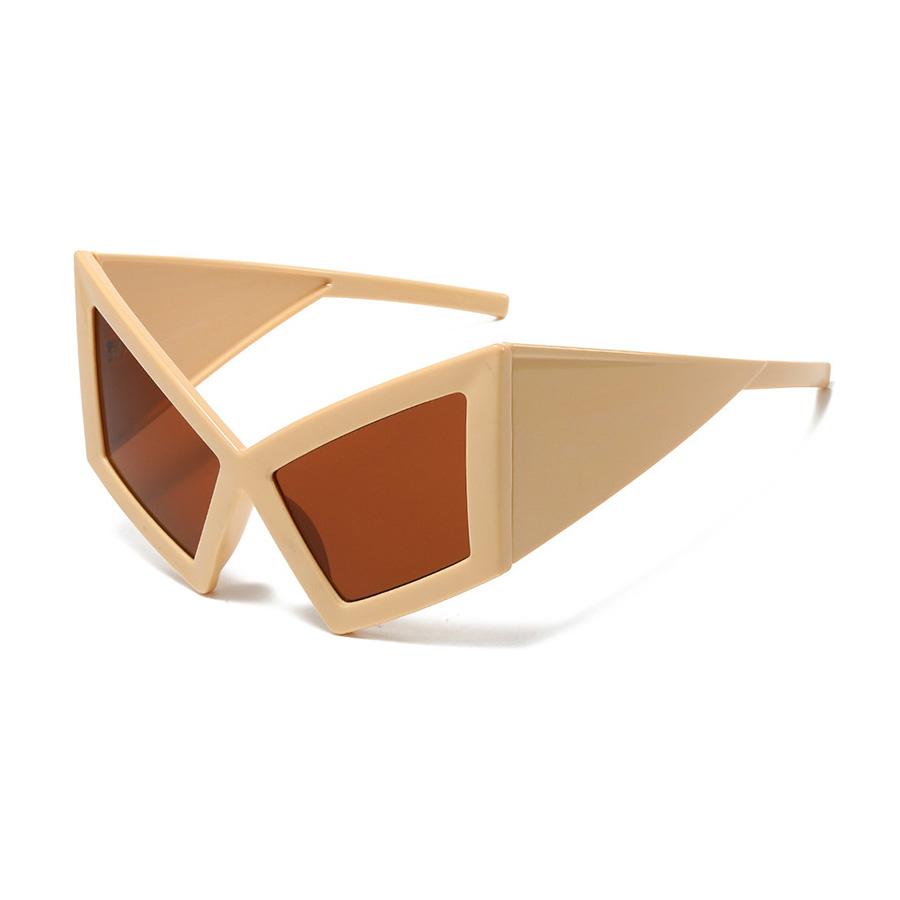 Oversized Frame Cat Eye Women's Sunglasses Personalized Trendy Hip-Hop Beach Accessories Bohemian Style Party Glasses