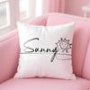 Creative Cute Artistic Art Animal Signatures Cushion Cover Pillow Case Soft Skin Friendly Fabric  Concealed Zipper