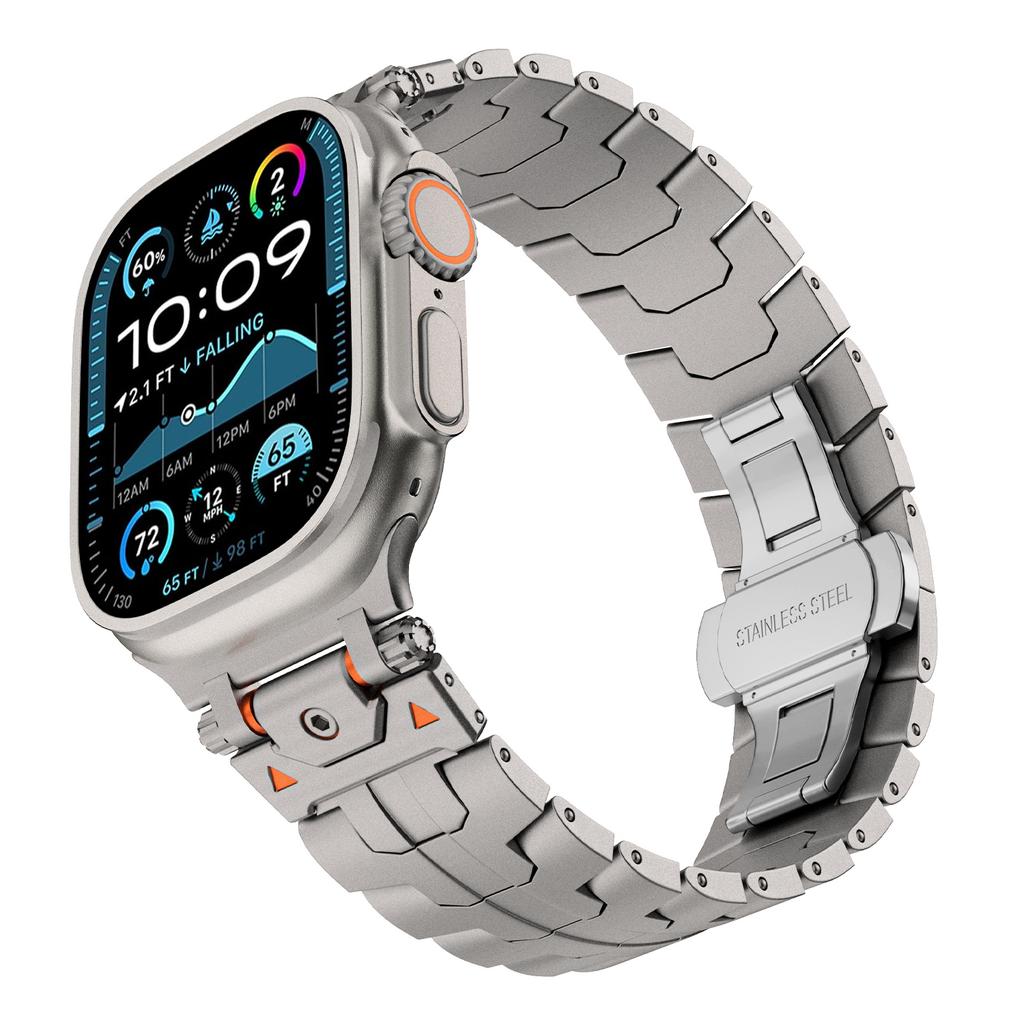 Metal Modification Kit Strap For Apple Watch Band Ultra 3 2 49mm 11 10 46mm 42mm Bracelet iWatch 9 8 7 6 5 45mm 44/41/40mm Band