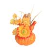 Artificial Pumpkins With Maple Leaves Ornament Fall Harvest Festival Autumn Fall Thanksgiving Halloween Home Desktop Decorations