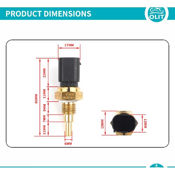 For CFMOTO 450MT Water Temperature Sensor CF Moto 450 MT CF400-8-8A Motorcycle Accessories Motorcycle Original Parts