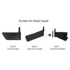 Fishing Direction Rudder Plastic for Kayak Accessory Direction Control System Pedal Kayak ABS Plastic Rudder Kit