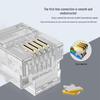 Shengwei RC-1050 Engineering Grade RJ11 6P4C Telephone Connector, 50-Pack