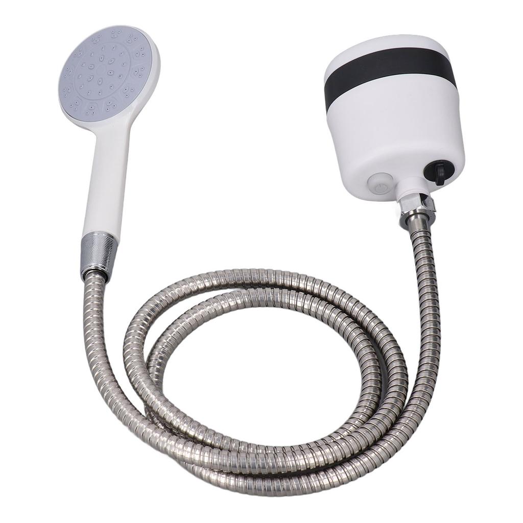 Portable Camping Shower USB Rechargeable Compact Handheld Outdoor Electric Shower 2200mah 4.9ft