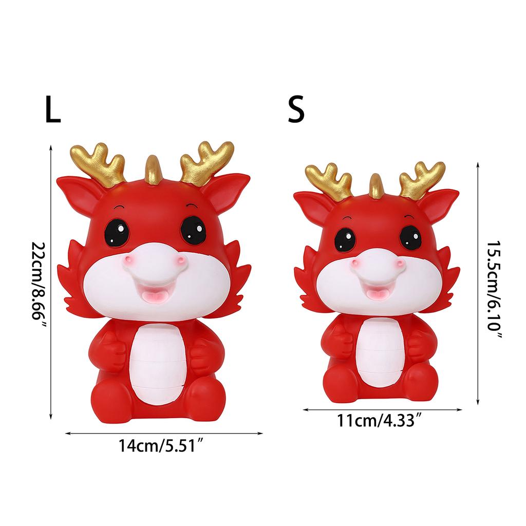 Cute Dragon Piggy Banks Save Money Box Multifunction Container Accessory for Children Boy Unique Gift for Savings