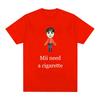 Funny Mii Need A Cigarette TShirt Unisexs Clothing Womens Fashion Tshirt Barbershop Quartet Day Graphic  Summer New T Shirt