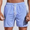 Simple Vertical Stripes Pattern Short Pants For Men Summer Casual Daily Wear 3D Printed Beach Shorts Loose Vacation Swim Trunks