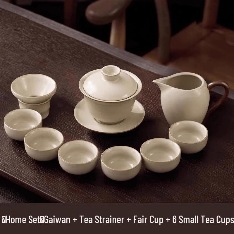 Ru Kiln Gaiwan Gongfu Tea Set