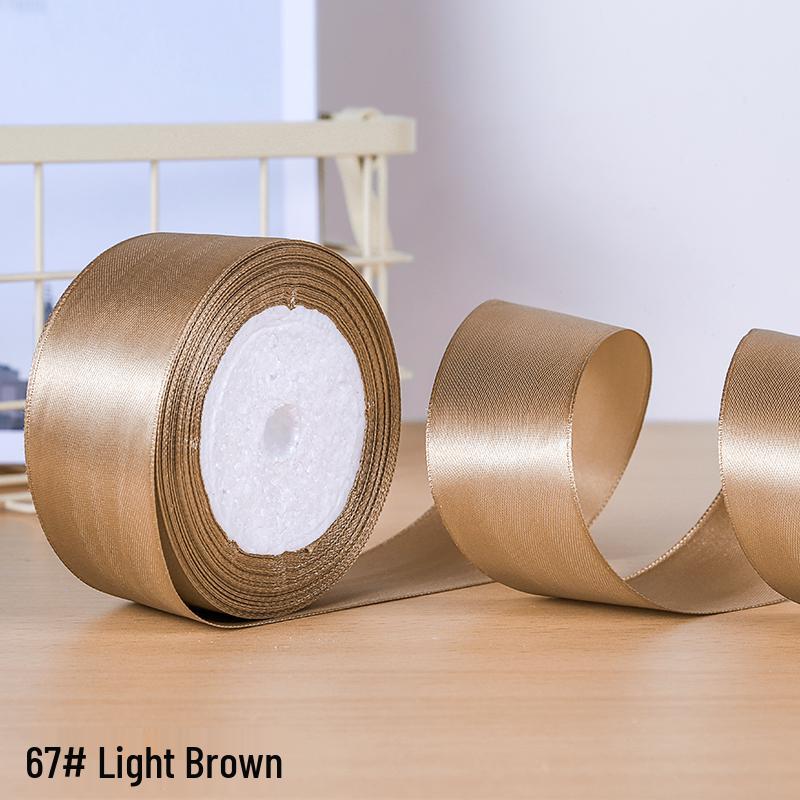 Cinta de Rosa de Seda Hecha a Mano de 4 cm para Envolver Regalos y Joyería DIY