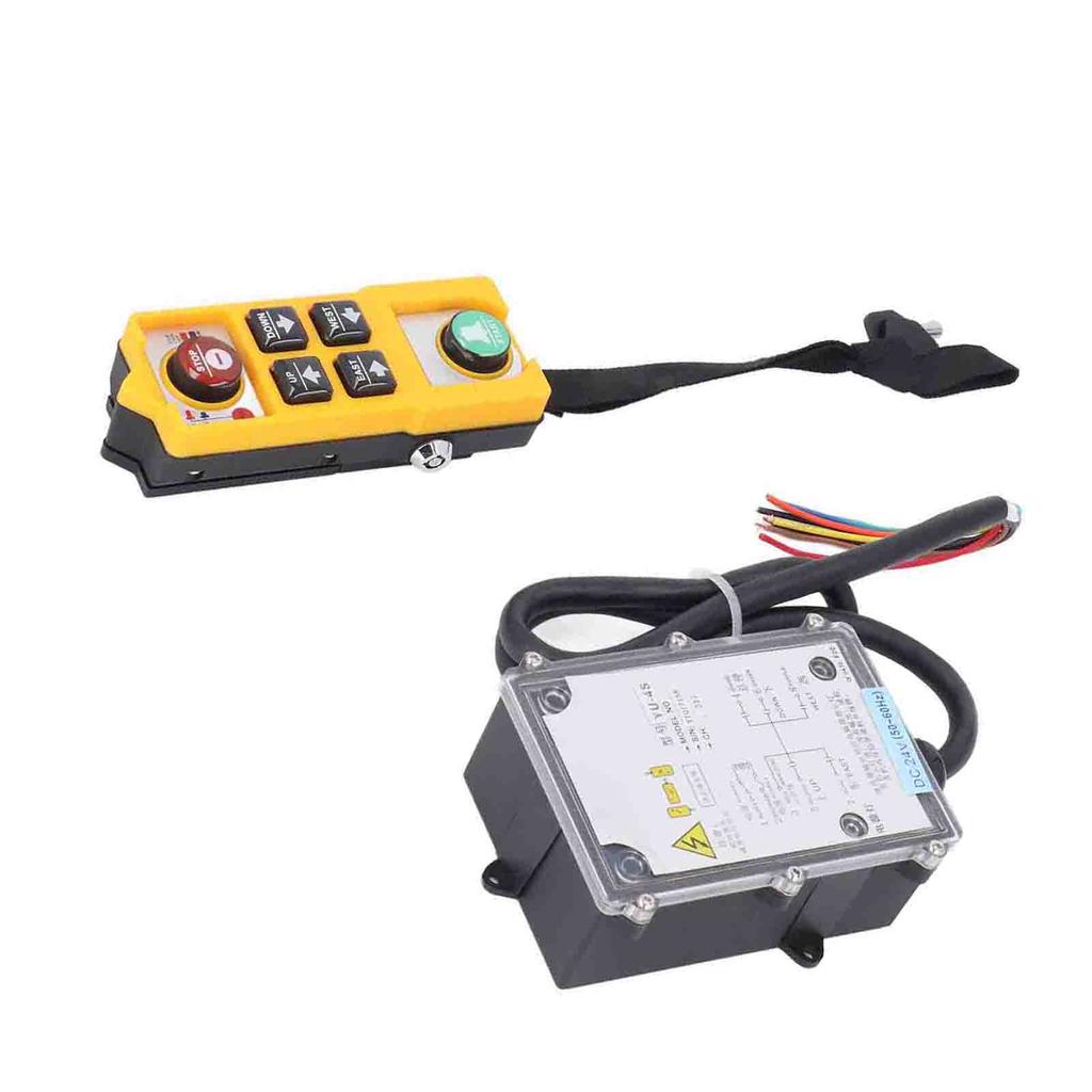 AC380V 100m Wireless Crane Remote Control Waterproof Anti Fall Electric Industrial Remote Control with Lock