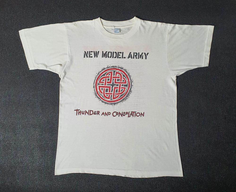 Футболка New Model Army 1990-91 Thunder and Consolation Tour EN405 Унисекс M