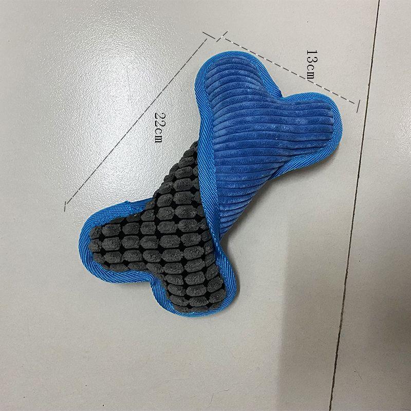 

Zhen Botai Dibi Bear Golden Retriever Puppy Corgi Dog Gray(Gray + Blue Hemming bones)