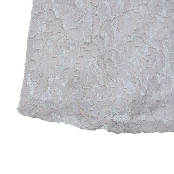 NARACAMICIE unused race Long sleeve race blouse Cut and sewn ruffles Women Used