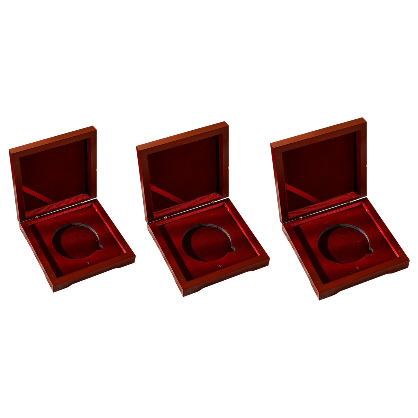 

Coin Presentation Display Box,Medal Box,Inside Diameter 45mm Commemorative Coin Holder for Souvenir Jewelry 10x10x3.2cm