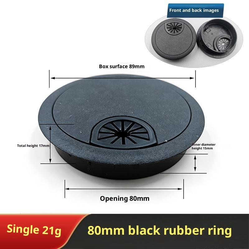 Desk Cable Grommets Eco-friendly Material Durable Multiple Styles Easy Install for Home Office Desk