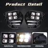 2PCS For KIA Sportage QL KX5    LED Daytime Running Lights DRL Fog Lamps Front Bumper Headlights White Daylights 12V