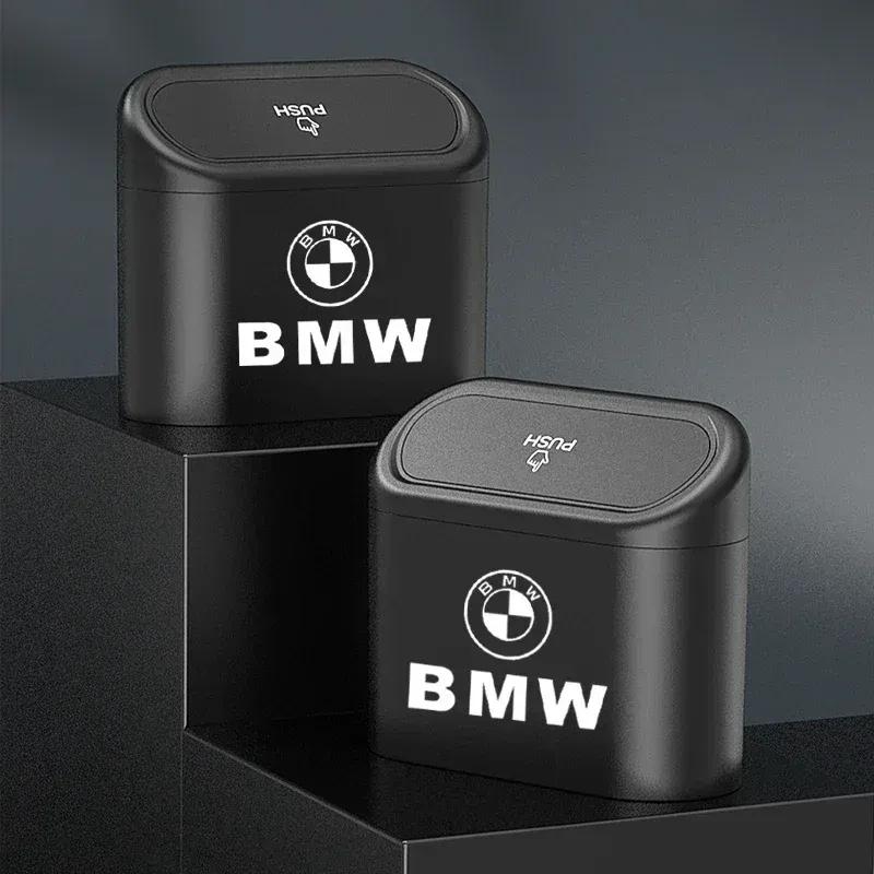 -Car Trash Bin Can Mini Auto Dust Organizer Interior Rubbish Bag For BMW 1 2 3 4 5 6 7 Series X1 X3 X4 X5 X6 325 328 F30 F35 F10