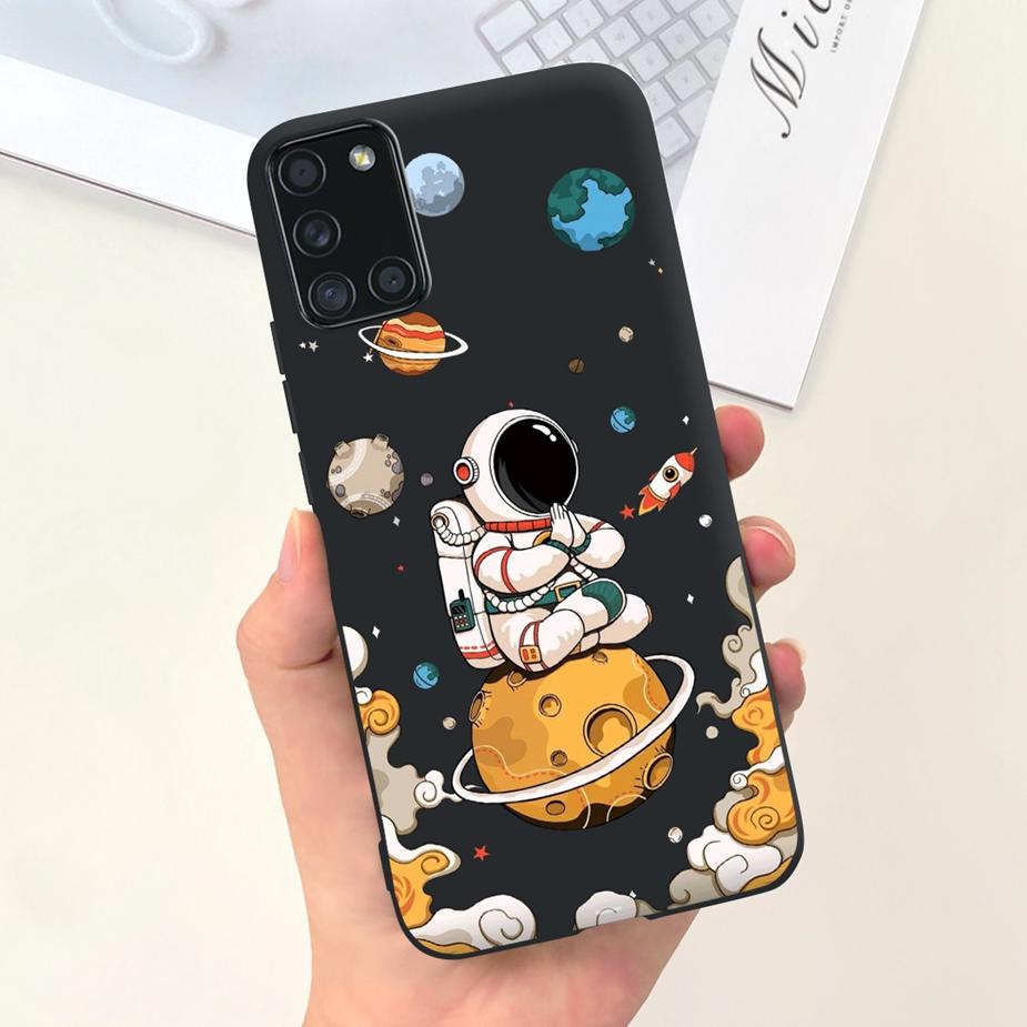 For Samsung Galaxy A51 A71 Case A515F A715F Cute Fashion Cartoon Painted Phone Case For Samsung A51 A 31 41 71 Soft Cover Bumper