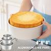 4/6/8 Inch Birthday Cake Mold, Aluminum Alloy Active Bottom Cake Mold, Home Baking Tray Mold, Baking Utensils Cake Tools