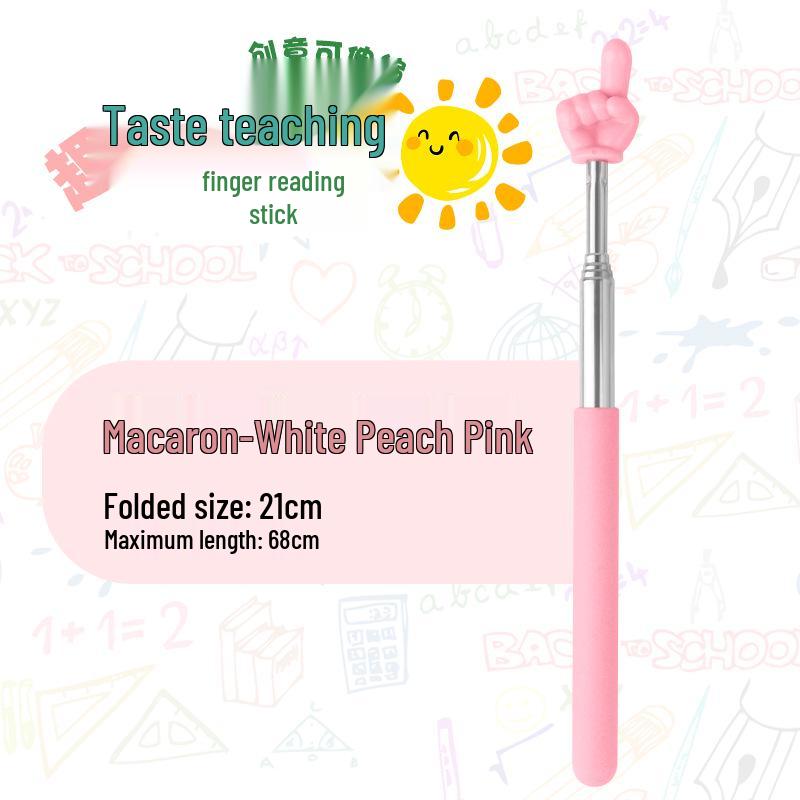 

Телескопическая указка для чтения для детей - Палочка-макарон для обучения в детском саду