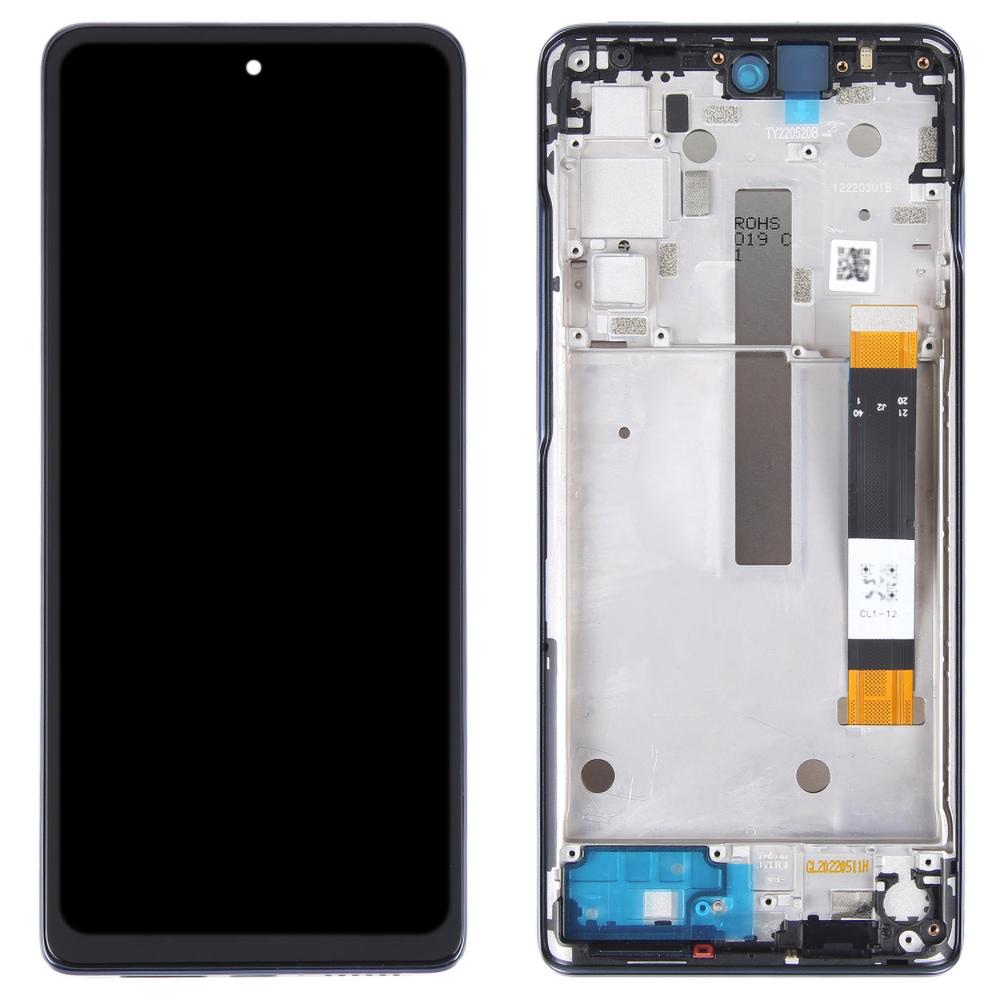 

For Motorola Moto G200 5G OEM Grade S LCD Screen and Digitizer Assembly+Frame Replacement Part (without Logo) Blue