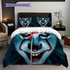 Horror Icons Collage Threepiece Set 1 Duvet Cover 2 Pillowcase Without Core Bedding Set Soft And Comfortable Christmas Birthday Gift