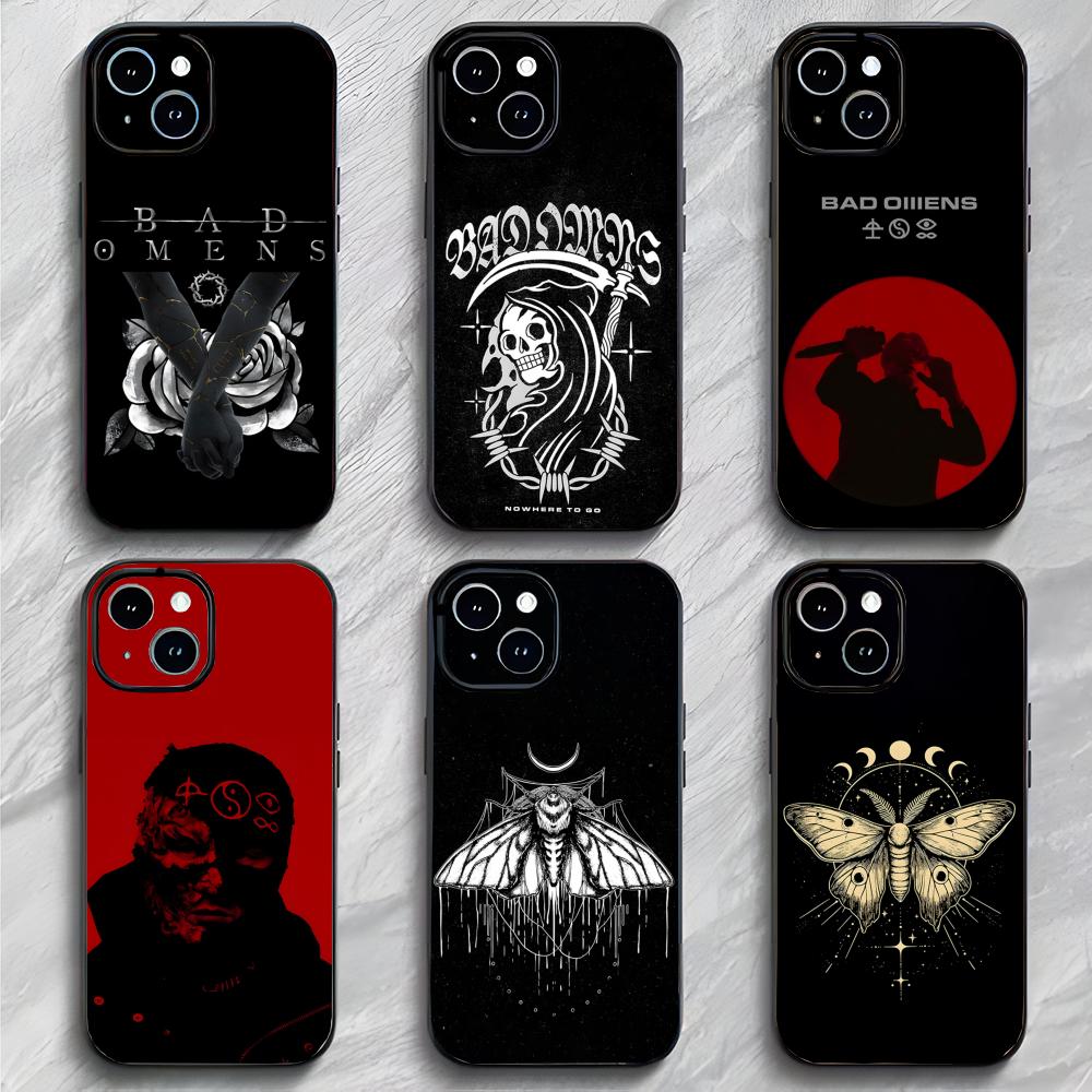Heavy Metalcore Amerikanische Band B-Bad Omens Handyhülle Handyhülle Weiche Verpackung Leicht Für iPhone17 16 15 14 13ProMax