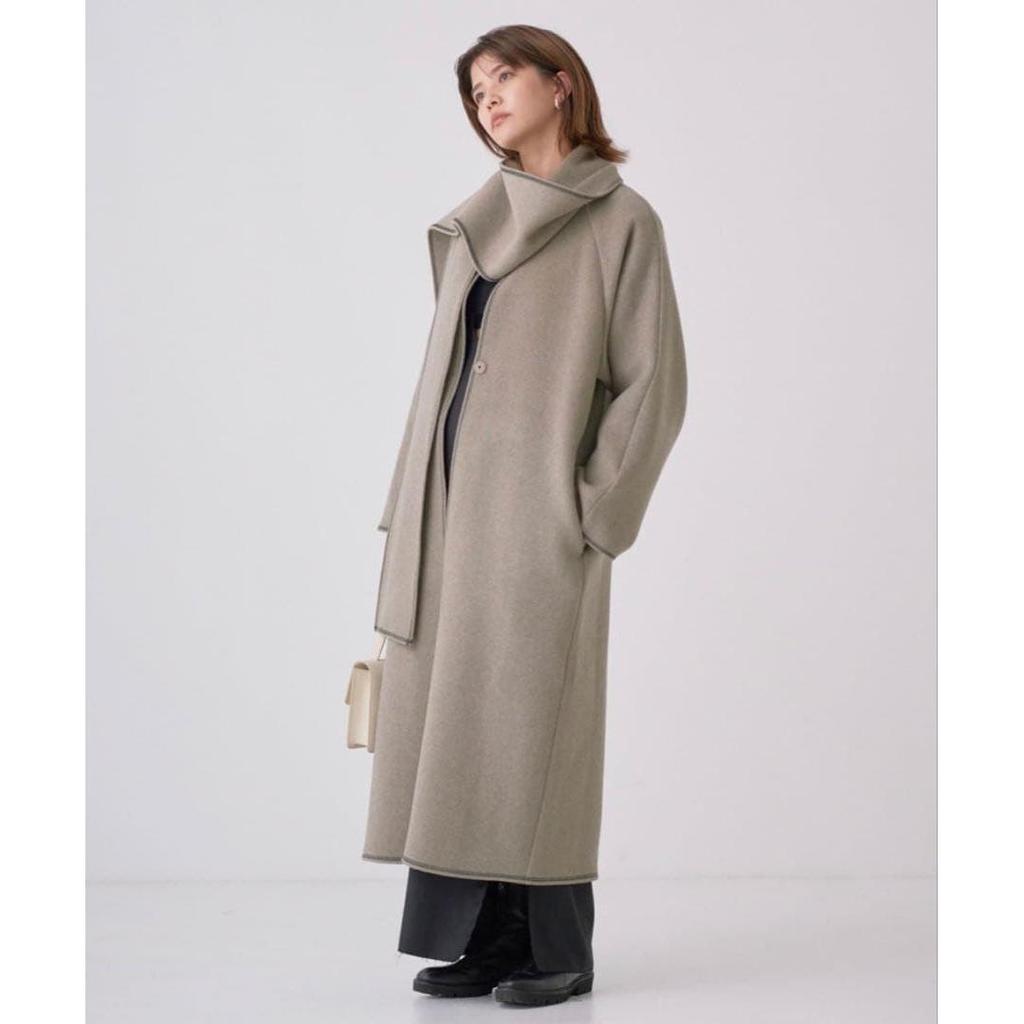 Used Beautiful condition, GALLARDA GALANTE stitched coat with stole, 35,200 yen