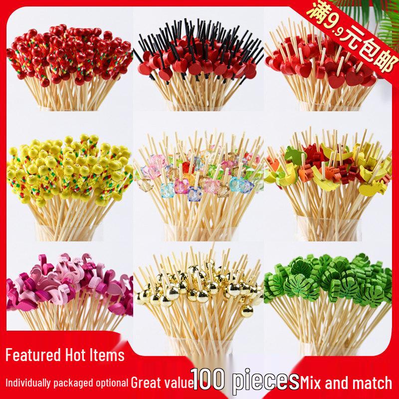 Disposable Bamboo Fruit & Appetizer Picks